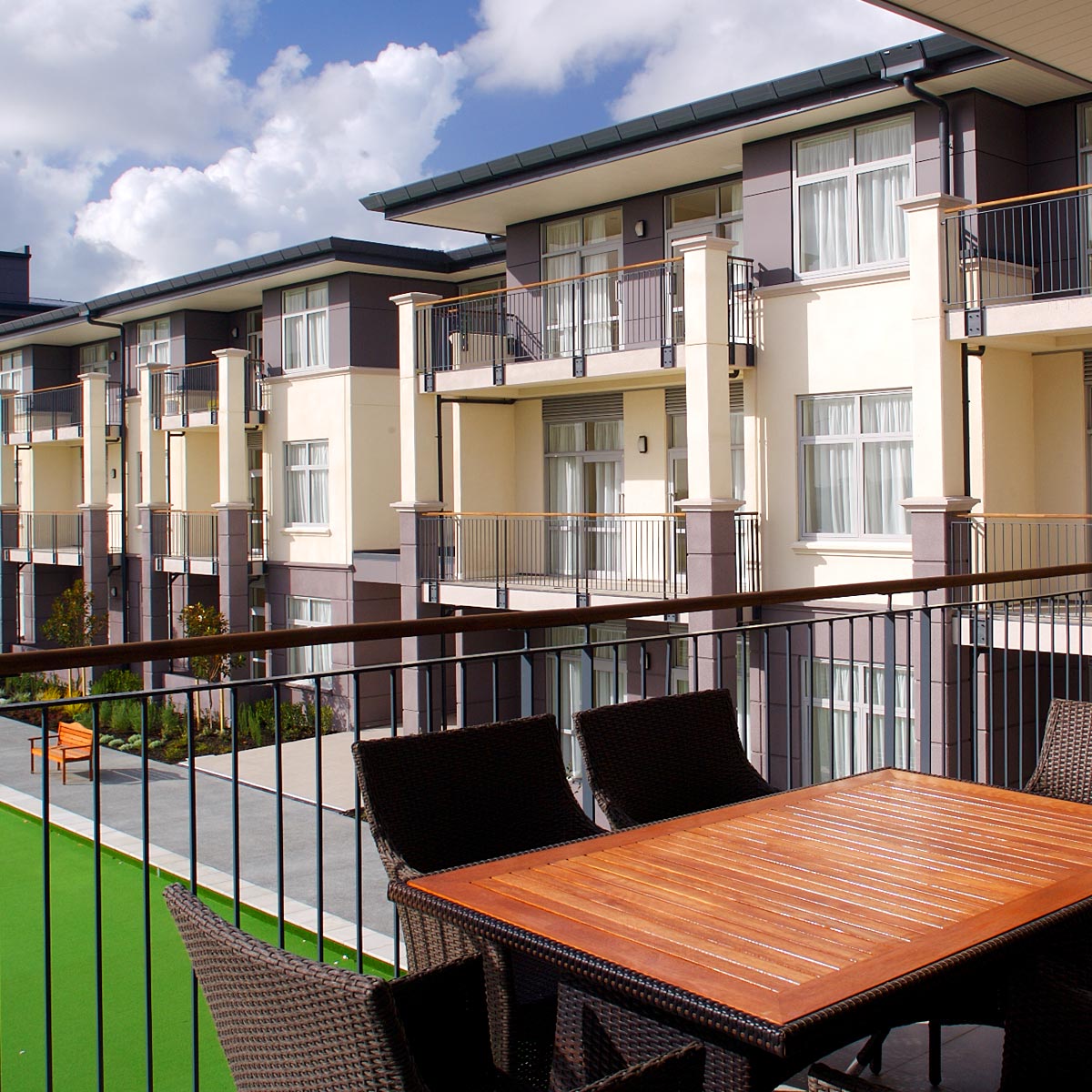 concrete balconies